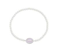 Bracciale Perle Madonnina Rosa Donna Amen