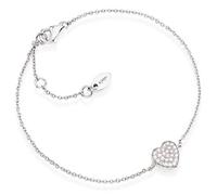 Bracciale Donna AMEN in Argento 925 con Cuore Zirconato - BRH
