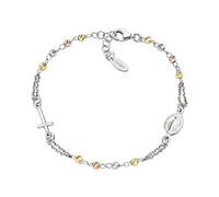 Amen Bracciale Donna Rosari Cristalli Gialli Rosè BROBBRGD3