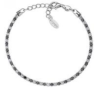 Bracciale Tennis Donna AMEN BTABBN16 Argento 925% Pietre Nere