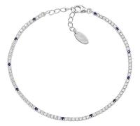 Amen Bracciale Tennis Unisex Argento 925 Gioiello Tennis Mania trendy cod. BT1B7BBL17