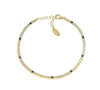 Amen Bracciale Tennis Unisex Argento 925 Gioiello Tennis trendy cod. BT7GBLB16