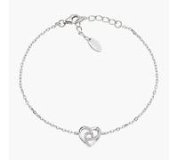 AMEN BRHHBBZ Bracciale "Cuore" in Argento con Zirconi