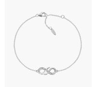 AMEN BRINLUBBZ Bracciale Amore Infinito con Zirconi in Argento