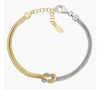 AMEN BRNOAMBG18 Bracciale Nodo d'Amore Bicolore
