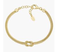 AMEN BRNOAMGG14 Bracciale Nodo d'Amore Dorato