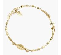 AMEN BROG3 Bracciale Rosario Dorato