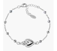AMEN BRSCGBG Bracciale Sacro Cuore con Cristalli Grigi