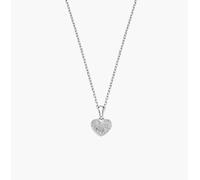AMEN CLHBOBBZ Collana con Mini Cuore Pavé Bombato
