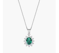 AMEN CLLDGBBVE Collana Royal Lady Zircone Verde