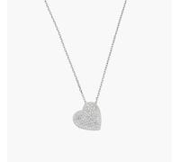 AMEN CLSTCUBOBBZ Collana Cuore Bombato con Zirconi