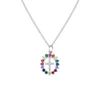 Amen Collana Con Croce In Argento Sterling Clghcrbmz - Collana