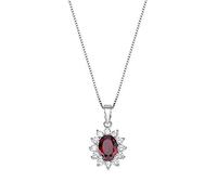 AMEN Collana donna LADY collana donna Amen Clldgbbbl, Amen, argento, zirconia cubica.
