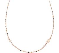 Amen Collana Donna Rosario Cristalli Multicolor Rose Gold CRO10RMMM3