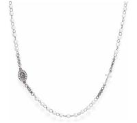 AMEN - Collana In Argento 925 - Collezione Rosari - Colore Rodio - Misura Unica Rosario Girocollo