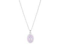 Amen Collana CLMISMBRO Unisex Argento 925% Madonnina Miracolosa Swaroski