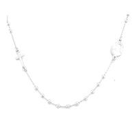 GIROCOLLO ROSARIO ARGENTO RODIATO UOMO-DONNA AMEN