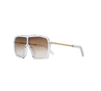 AMEN Donna Tony A24S0102 Occhiali da sole outlet Acetato Trasparente Marrone Maschera Sfumato
