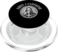 Amen e caffeina amato caffè Chiesa detto PopSockets PopGrip per MagSafe