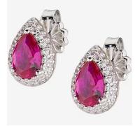 AMEN EGOBRBZ Orecchini "Goccia d'Amore" in Argento con Zirconi