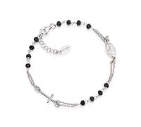 BRACCIALE ROSARIO CROCE DONNA GIOIELLI AMEN BROBN3 Bracelet argento unisex