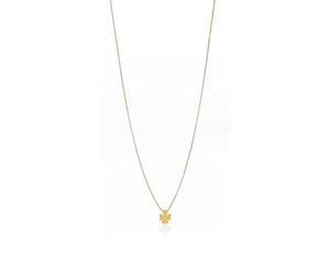 Amen Gioielli, Collana con Angelo, Collana Donna Argento 925 Giallo, Regalo Donna