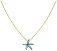 Amen Gioielli, Collana con Stella, Collana Argento 925 Donna, Dorato