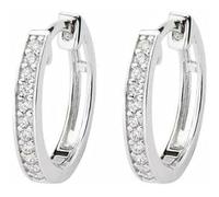 Amen Orecchini da Donna in Argento 925 Collezione Diamond - ECIBBZ15, Amen, Argento, Zirconia