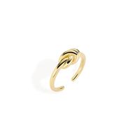 AMEN OTANNOAMG3 Anello Nodo d'Amore in Ottone Dorato