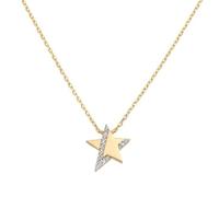 Amen Stelle CLSTLGBZ - Collana con Ciondolo a Forma di Stella, in Argento Sterling 925, 40 cm
