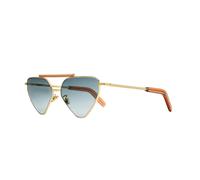 AMEN Unisex Audrey A21S0127 Occhiali da sole outlet Metallo Oro Verde Geometrica Sfumato