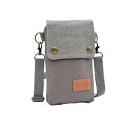 AMENGJ Borsa Porta Cellulare Tracolla Mini borsa a tracolla for telefono a tre strati in tinta unita, semplice portafoglio in tessuto for monete(Color 3)