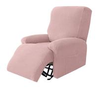 AMENGJ Copripoltrona Relax Copridivano reclinabile in Maglia Copridivano Elastico Copripoltrona Relax Lounge Home(Pink)