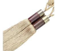 AMENGJ Cordoncino per Tende con Nappe 2 Pezzi Tenda appesa Tenda a Sfera tieback Nappe Bende Accessori for Tende(Beige)