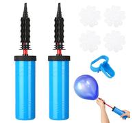 Amentalove 2 Pezzi Pompetta per Palloncini, Pompa Palloncini Manuali, Pompa per Palloncini, Materiale PP Pompette per Palloncini per feste di compleanno e matrimoni Kit arco di palloncini
