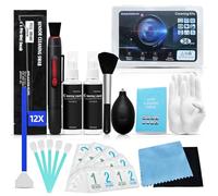 Amentalove 36 Pezzi Kit Pulizia Macchina Fotografica, Kit Pulizia Fotocamera Reflex Digitale Compatibile Con Canon Sony Nikon, Kit Pulizia Obiettivi Fotografici, Kit Pulizia Sensore Full Frame