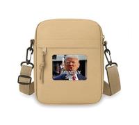 Amepresident - Borsa a tracolla con immagine ridicola per cellulare, mini borsa a tracolla