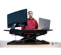 Amer - Scrivania da seduta/supporto regolabile in altezza, 36 cm