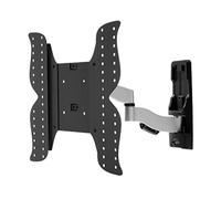 Amer - AMRWEX420 supporto da parete per tv a schermo piatto 139,7 cm (55') Nero, Acciaio inossidabile