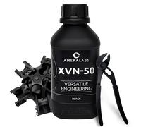 AmeraLabs XVN-50 Resina fotopolimerica per stampante 3D ad alta pressione, resistente e flessibile, per prototipazione, ingegneria e parti funzionali. Liquido per stampa 3D a basso odore per stampanti