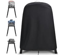 Amerbro Copertura per griglia, compatibile con Ninja Woodfire Outdoor Grill & Pizza Oven sul suo supporto, copertura per forno per pizza Ninja - Nero - 23,9 x 7 x 27,9 cm