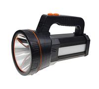 Amerbtech LED Ricaricabile Palmare Faro di Ricerca 7000 Lumen Super Luminoso Portatile CREE Spotlight Torcia Torcia Laterale Proiettore Luce da Lavoro, 9000MA 35W