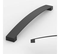 Amerdeco 10 pezzi Maniglie per Mobili Nero da Cucina Distanza fori 192mm Maniglie cucina armadietti in maniglie cucina per maniglie cassetti UK0021