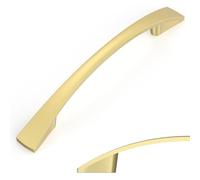 Amerdeco 10 pezzi Maniglie per Mobili Oro da Cucina Distanza fori 96mm Maniglie cucina armadietti in maniglie cucina per maniglie cassetti UK0023