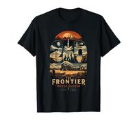 America 1776-2026 250 La frontiera Non ha mai Chiuso Il Progresso Maglietta