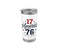 America 1776 Terra dei Liberi Bicchiere termico in acciaio inox doppia parete