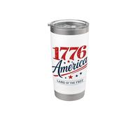 America 1776 Terra dei Liberi Bicchiere termico in acciaio inox doppia parete