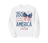 America 250th Birthday USA Flag Bows 4th of July Felpa