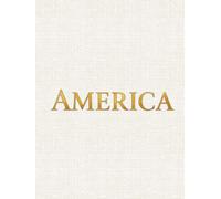 America: Decorative Coffee Table Décor Book for Stacking, Staging and Home Styling | Patriotic USA Americana Design | Linen Texture Appearance Printed ... | Lined Notebook Pages | Celebrate America