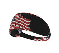 America First Printing - Fascia elastica unisex con stampa su entrambi i lati, ideale come regalo per amici amanti dello sport, famiglia